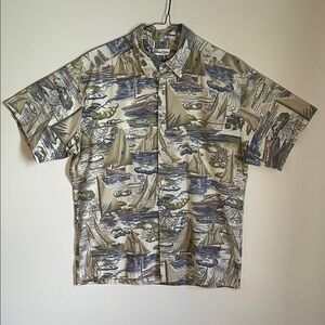 Nautical Print Men's Shirt
